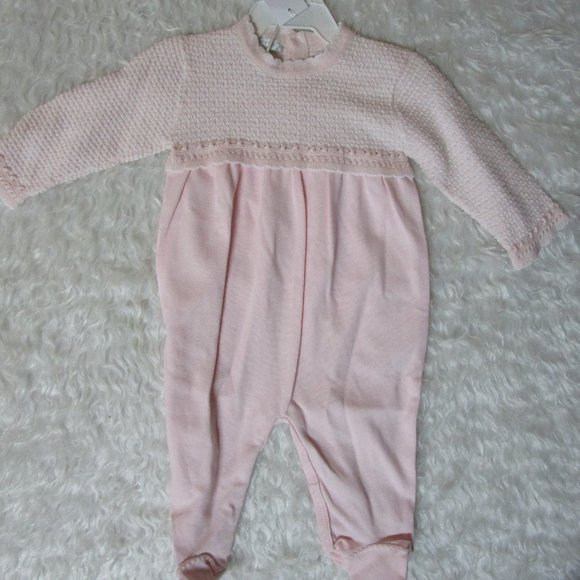 "Chant De Joie" Beautiful Baby Girl Pink Romper/Stretchie/Outfit 3-6 Months NWT - Picture 2 of 12
